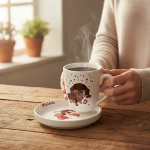 Combo Taza + Platito Perro Salchicha | Salchilovers