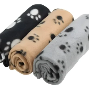 Manta De Polar Cancat Para Mascotas Pequeñas Y Medianas Color Beige