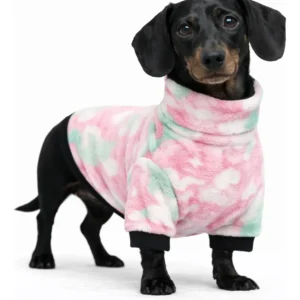 Polera Simil Piel Estampada Perros Mascotas Salchichas