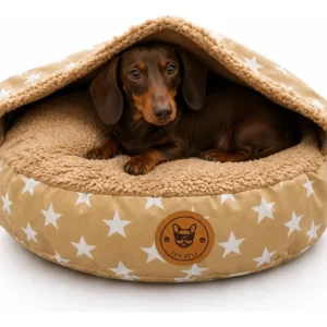 Cama Cucha Cueva Mediana Para Mascotas Perro Antiestrés