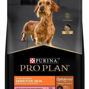 Alimento Pro Plan OptiDerma Sensitive Skin Adult para perro adulto de raza pequeña
