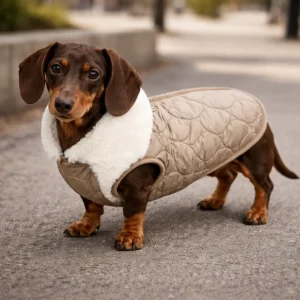 Chaqueta De Piel Para Perros Talle 2 25x25x40 Cm.