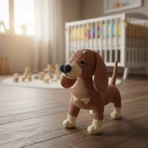 Perro Salchicha Amigurumi